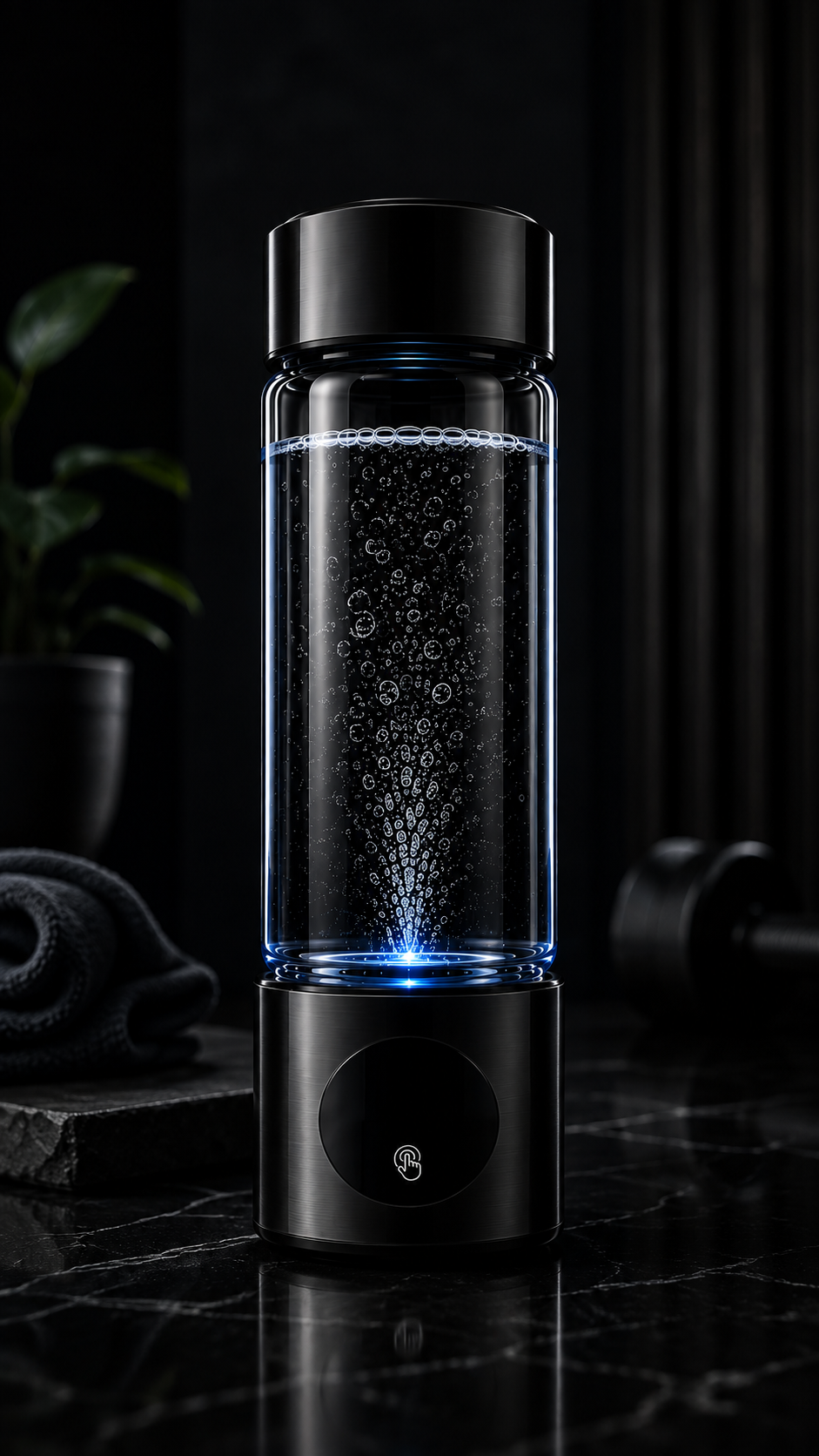 VitaFlow® Hydrogen Wasserflasche – Wasserstoff-Wasser Generator mit SPE+PEM Technologie